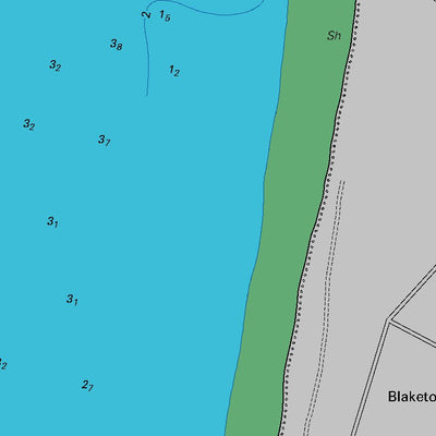 Land Information New Zealand Greymouth Harbour digital map