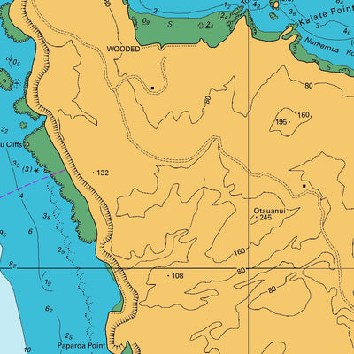 Land Information New Zealand Taharoa Offshore Terminal digital map