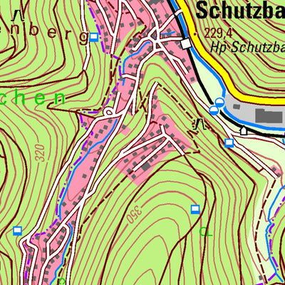 Landesamt für Vermessung und Geobasisinformationen Rheinland-Pfalz Alsdorf (1:25,000) digital map