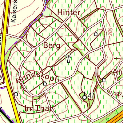 Landesamt für Vermessung und Geobasisinformationen Rheinland-Pfalz Armsheim (1:25,000) digital map