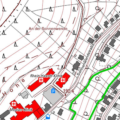 Landesamt für Vermessung und Geobasisinformationen Rheinland-Pfalz Bad Dürkheim 8 (1:5,000) digital map