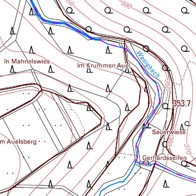 Landesamt für Vermessung und Geobasisinformationen Rheinland-Pfalz Barweiler 2 (1:5,000) digital map