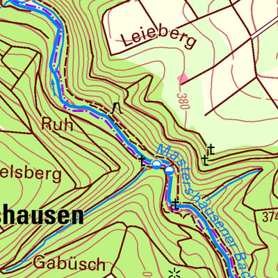 Landesamt für Vermessung und Geobasisinformationen Rheinland-Pfalz Buch (1:25,000) digital map