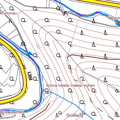 Landesamt für Vermessung und Geobasisinformationen Rheinland-Pfalz Caan (1:5,000) digital map