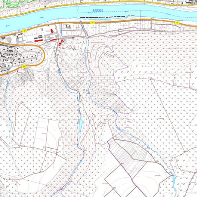 Landesamt für Vermessung und Geobasisinformationen Rheinland-Pfalz Cochem 3 (1:5,000) digital map
