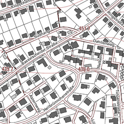 Landesamt für Vermessung und Geobasisinformationen Rheinland-Pfalz Emmelshausen 2 (1:5,000) digital map