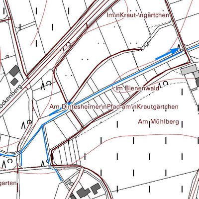 Landesamt für Vermessung und Geobasisinformationen Rheinland-Pfalz Flomborn 2 (1:5,000) digital map