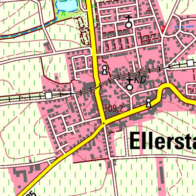 Landesamt für Vermessung und Geobasisinformationen Rheinland-Pfalz Fußgönheim (1:25,000) digital map