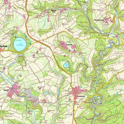 Landesamt für Vermessung und Geobasisinformationen Rheinland-Pfalz Gillenfeld (1:25,000) digital map