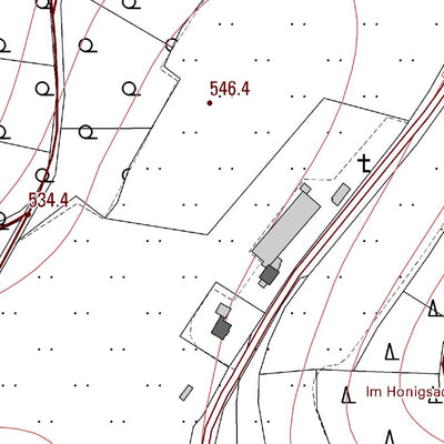 Landesamt für Vermessung und Geobasisinformationen Rheinland-Pfalz Habscheid 1 (1:5,000) digital map
