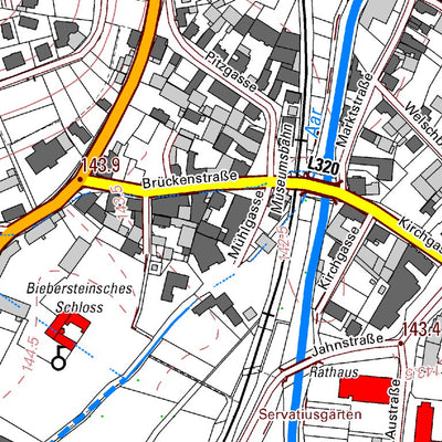 Landesamt für Vermessung und Geobasisinformationen Rheinland-Pfalz Hahnstätten 1 (1:5,000) digital map