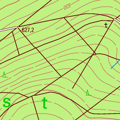 Landesamt für Vermessung und Geobasisinformationen Rheinland-Pfalz Hochscheid (1:25,000) digital map
