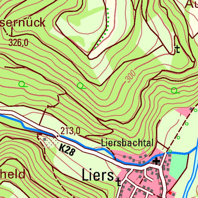 Landesamt für Vermessung und Geobasisinformationen Rheinland-Pfalz Hönningen (1:25,000) digital map