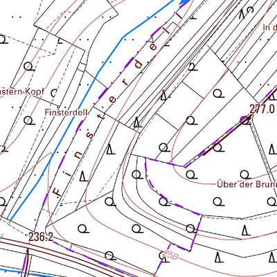 Landesamt für Vermessung und Geobasisinformationen Rheinland-Pfalz Hütschenhausen 3 (1:5,000) digital map