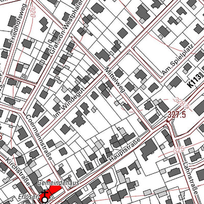 Landesamt für Vermessung und Geobasisinformationen Rheinland-Pfalz Kadenbach 1 (1:5,000) digital map