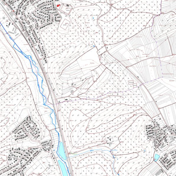 Kaiserslautern 25 (1:5,000) Map by Landesamt fur Vermessung und ...