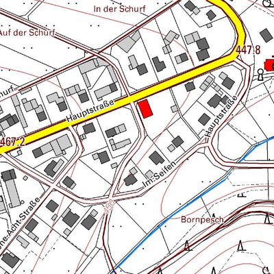 Landesamt für Vermessung und Geobasisinformationen Rheinland-Pfalz Kaltenborn 1 (1:5,000) digital map