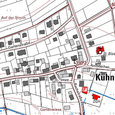 Landesamt für Vermessung und Geobasisinformationen Rheinland-Pfalz Kuhnhöfen (1:5,000) digital map