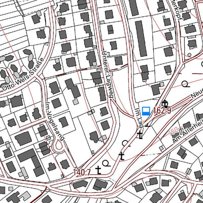 Landesamt für Vermessung und Geobasisinformationen Rheinland-Pfalz Lahnstein 5 (1:5,000) digital map