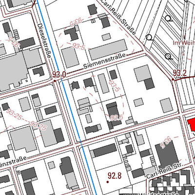 Landesamt für Vermessung und Geobasisinformationen Rheinland-Pfalz Limburgerhof 2 (1:5,000) digital map