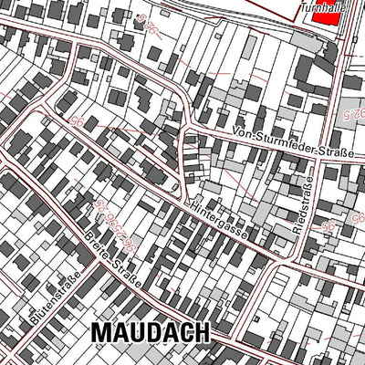 Landesamt für Vermessung und Geobasisinformationen Rheinland-Pfalz Ludwigshafen am Rhein 21 (1:5,000) digital map