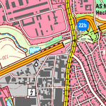 Landesamt für Vermessung und Geobasisinformationen Rheinland-Pfalz Mainz 1 (1:25,000) digital map
