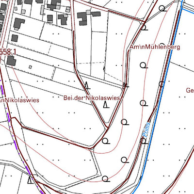 Landesamt für Vermessung und Geobasisinformationen Rheinland-Pfalz Malborn 2 (1:5,000) digital map