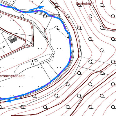 Landesamt für Vermessung und Geobasisinformationen Rheinland-Pfalz Meerfeld 4 (1:5,000) digital map