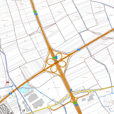 Landesamt für Vermessung und Geobasisinformationen Rheinland-Pfalz Mutterstadt 2 (1:5,000) digital map