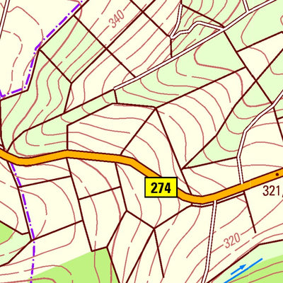 Landesamt für Vermessung und Geobasisinformationen Rheinland-Pfalz Nastätten (1:25,000) digital map