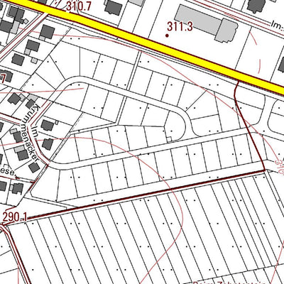 Landesamt für Vermessung und Geobasisinformationen Rheinland-Pfalz Nauort (1:5,000) digital map
