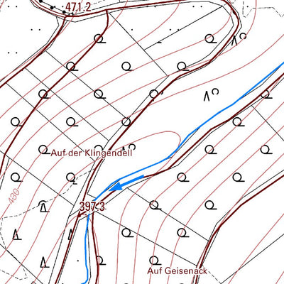 Landesamt für Vermessung und Geobasisinformationen Rheinland-Pfalz Olmscheid (1:5,000) digital map