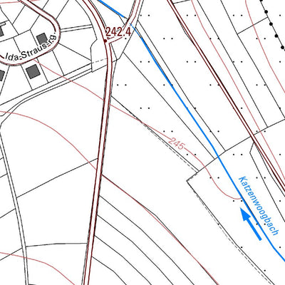 Landesamt für Vermessung und Geobasisinformationen Rheinland-Pfalz Otterberg 9 (1:5,000) digital map