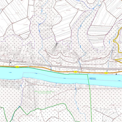 Landesamt für Vermessung und Geobasisinformationen Rheinland-Pfalz Pommern 2 (1:5,000) digital map