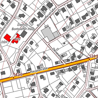 Landesamt für Vermessung und Geobasisinformationen Rheinland-Pfalz Rehe 1 (1:5,000) digital map