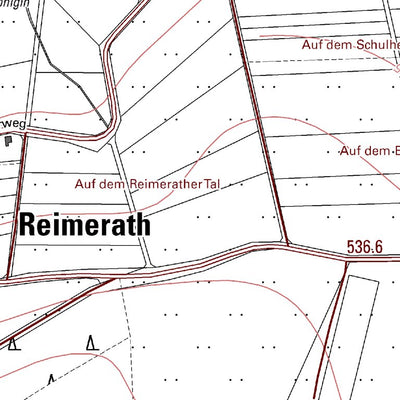 Landesamt für Vermessung und Geobasisinformationen Rheinland-Pfalz Reimerath (1:5,000) digital map