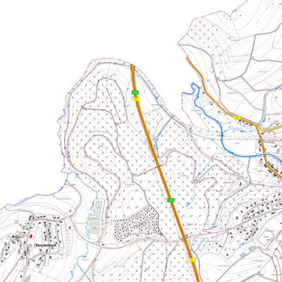 Landesamt für Vermessung und Geobasisinformationen Rheinland-Pfalz Stadtkyll 4 (1:5,000) digital map