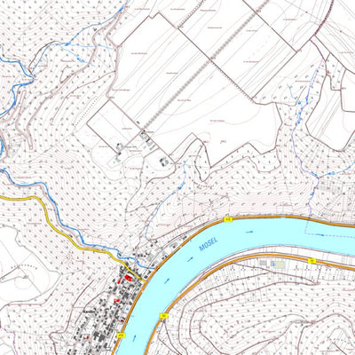 Landesamt für Vermessung und Geobasisinformationen Rheinland-Pfalz Treis-Karden 3 (1:5,000) digital map