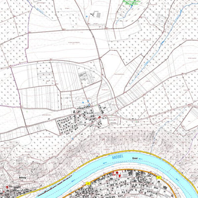 Landesamt für Vermessung und Geobasisinformationen Rheinland-Pfalz Valwig (1:5,000) digital map