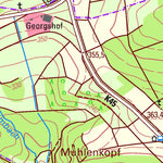 Landesamt für Vermessung und Geobasisinformationen Rheinland-Pfalz Wallhausen (1:25,000) digital map