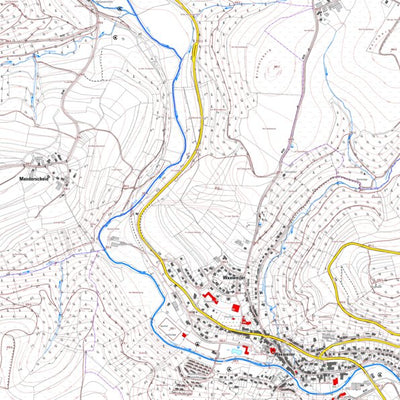 Landesamt für Vermessung und Geobasisinformationen Rheinland-Pfalz Waxweiler 1 (1:5,000) digital map