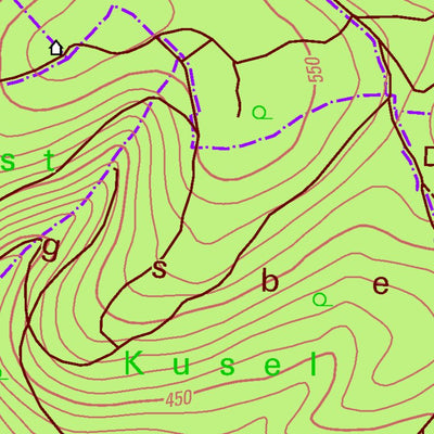 Landesamt für Vermessung und Geobasisinformationen Rheinland-Pfalz Wolfstein (1:25,000) digital map