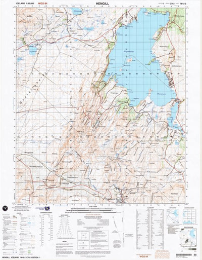 Landmælingar Íslands Hengil (2004-157) digital map