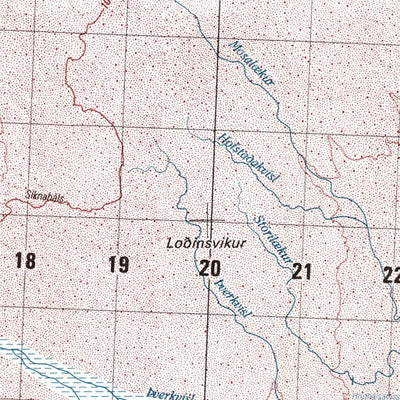 Landmælingar Íslands Höfðabrekkujökull (2001-578) digital map