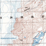 Landmælingar Íslands Kverkfjöll (2001-633) digital map