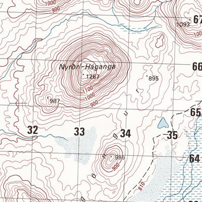 Landmælingar Íslands Nyrðri-Háganga (2001-588) digital map