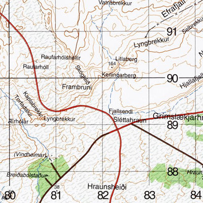 Landmælingar Íslands Selfoss (2004-154) digital map