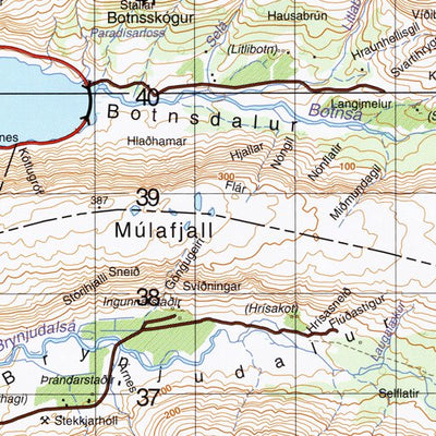 Landmælingar Íslands Þingvellir (2004-156) digital map