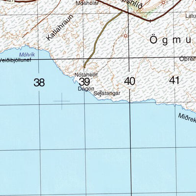 Landmælingar Íslands Vogar (2004-150) digital map