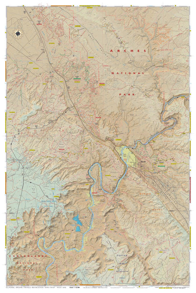 Latitude 40° maps Classic Moab Trails 7th-West  side bundle exclusive
